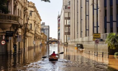  Gaúcho Ganha Prêmio por Foto de Porto Alegre Inundada.